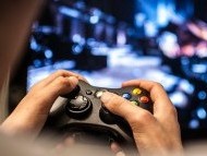 photo of video game player