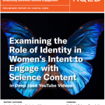 image of bright blue butterfly on report cover